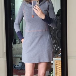 Columbia omni-shield hoodie dress - Gray and Navy - medium